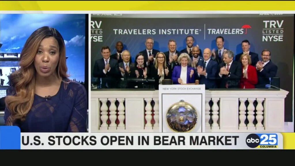 U.s. Stocks Open In Bear Market