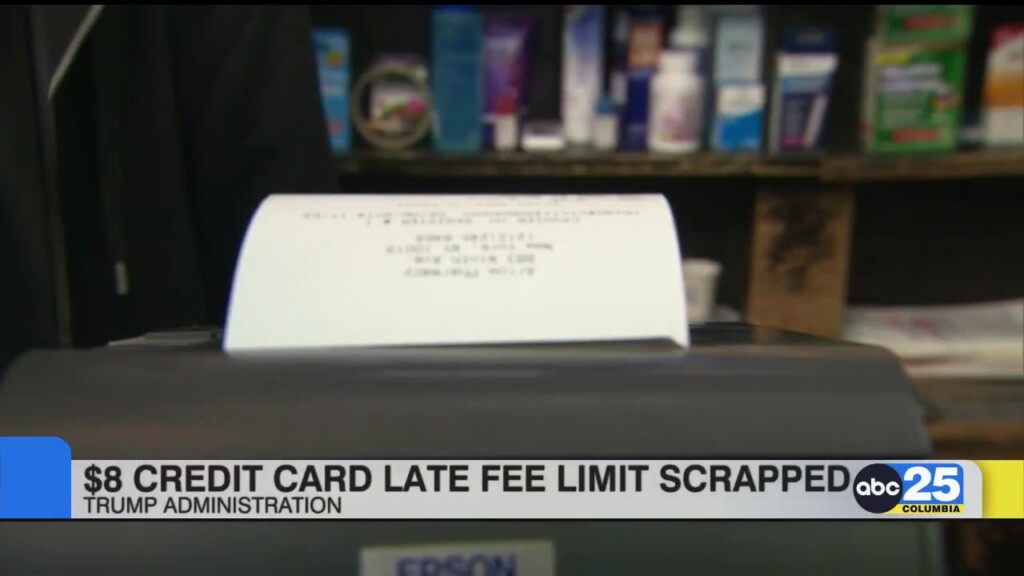 $8 Credit Card Late Fee Limit Scrapped