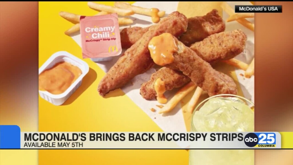 Mcdonald's Bringing Back Mccrispy Strips