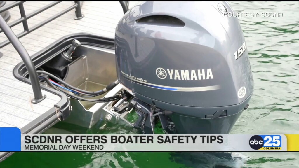 Scdnr Offering Free Boat Inspections, Safety Tips Ahead Of Memorial Day Weekend