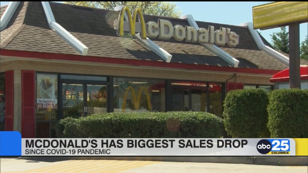 Mcdonald's Has Biggest Sales Drop Since Covid 19 Pandemic