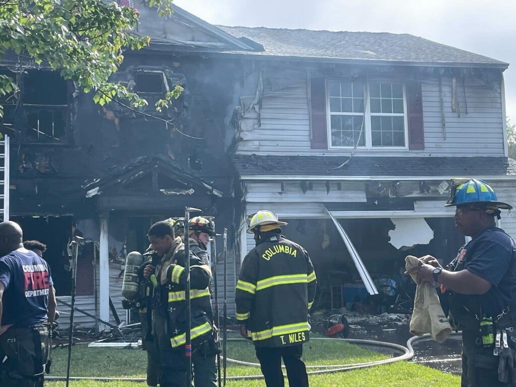 Castle Ridge Drive Fire 1