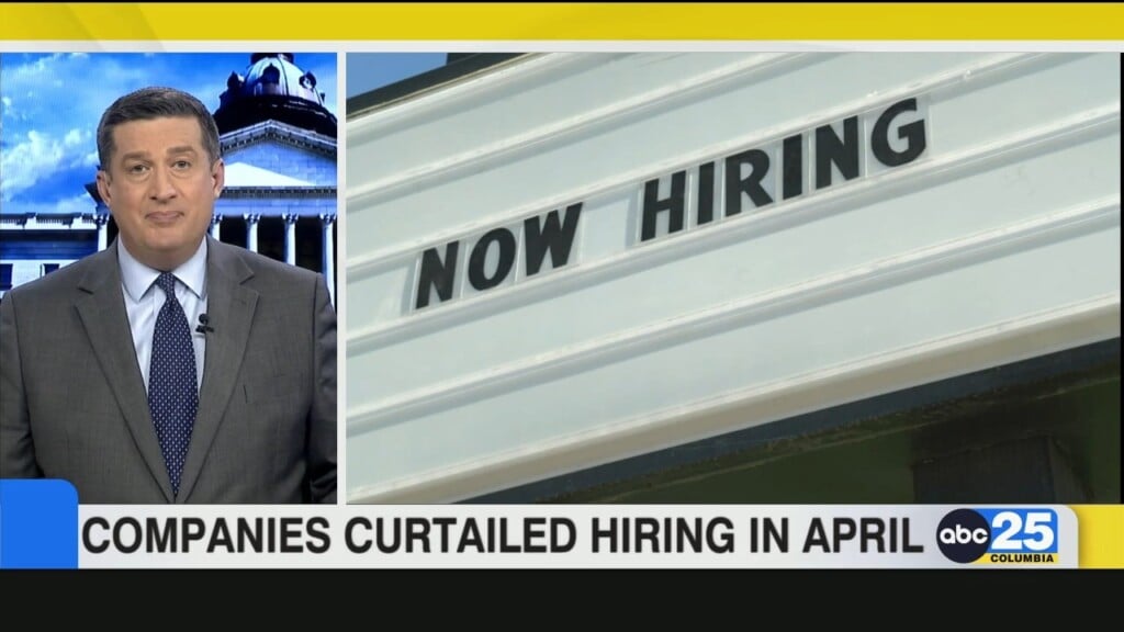 Companies Curtailed Hiring In April