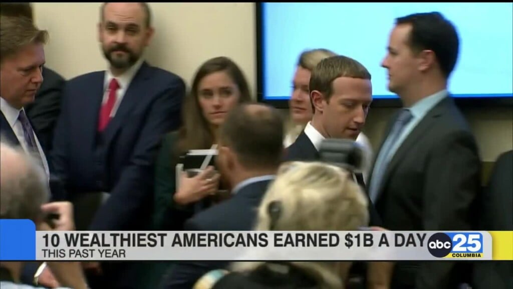 10 Wealthiest Americans Earned $1 Billion A Day