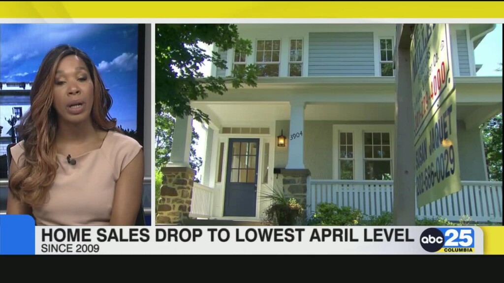 Home Sales Drop To Lowest April Level Since 2009