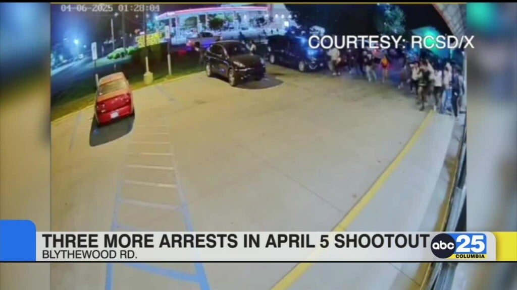 3 More Arrested After April 5 Shootout On Blythewood Road