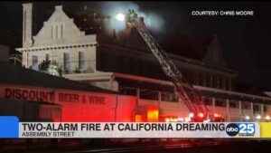 Two Alarm Fire At California Dreaming Safely Extinguished