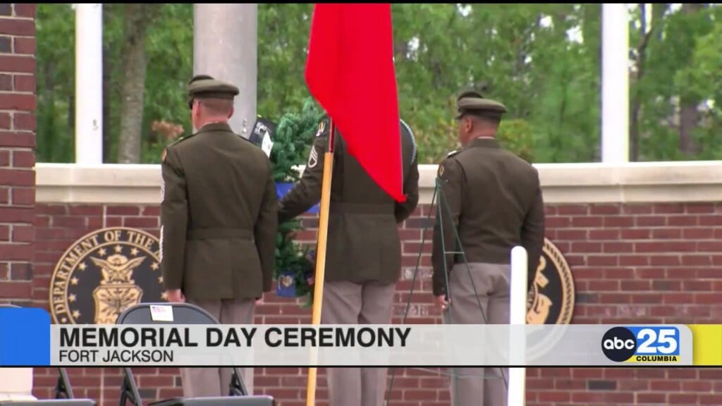 Memorial Day Ceremony At Fort Jackson