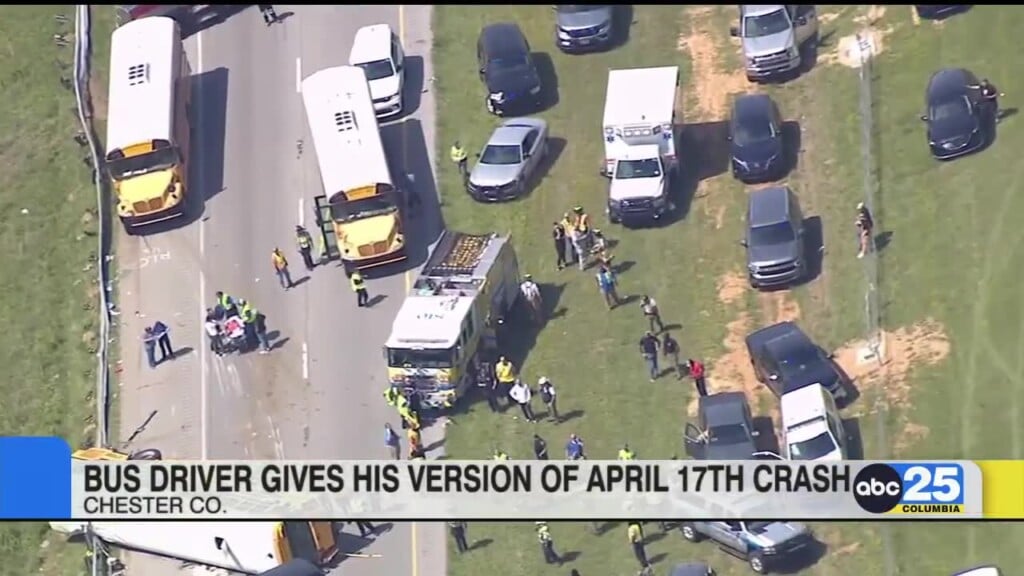 Bus Driver Gives His Version Of Chester County April Crash