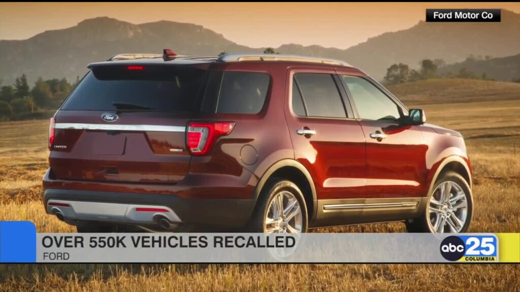 Ford Recalls Over 550k Vehicles