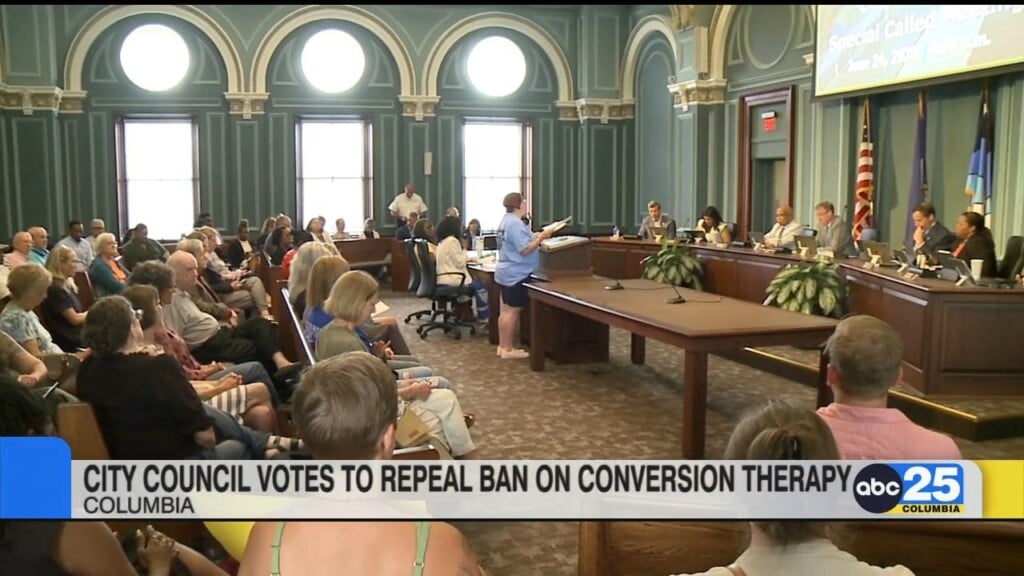 4 To 3 Columbia City Council Votes Final Time To Repeal Ban On Conversion Therapy