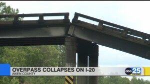 Overpass Collapses On I 20