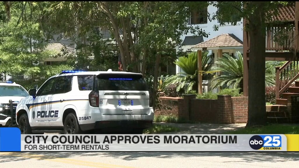 City Of Columbia Council Approves Moratorium For Short Term Rentals
