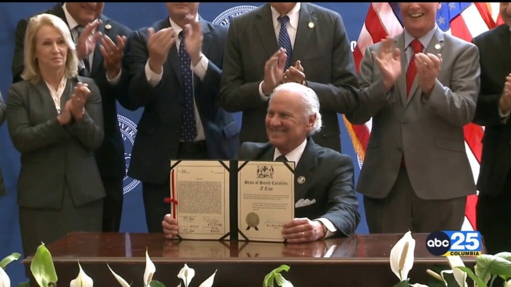 Governor Mcmaster Signs New Bill To Establish Department Of Behavioral Health And Developmental Disabilities
