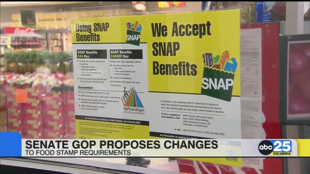 Senate Gop Proposes Changes To Food Stamp Requirements