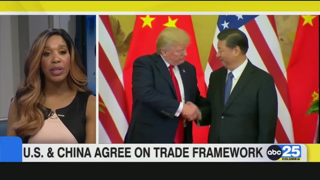 U.s. & China Agree On Trade Framework