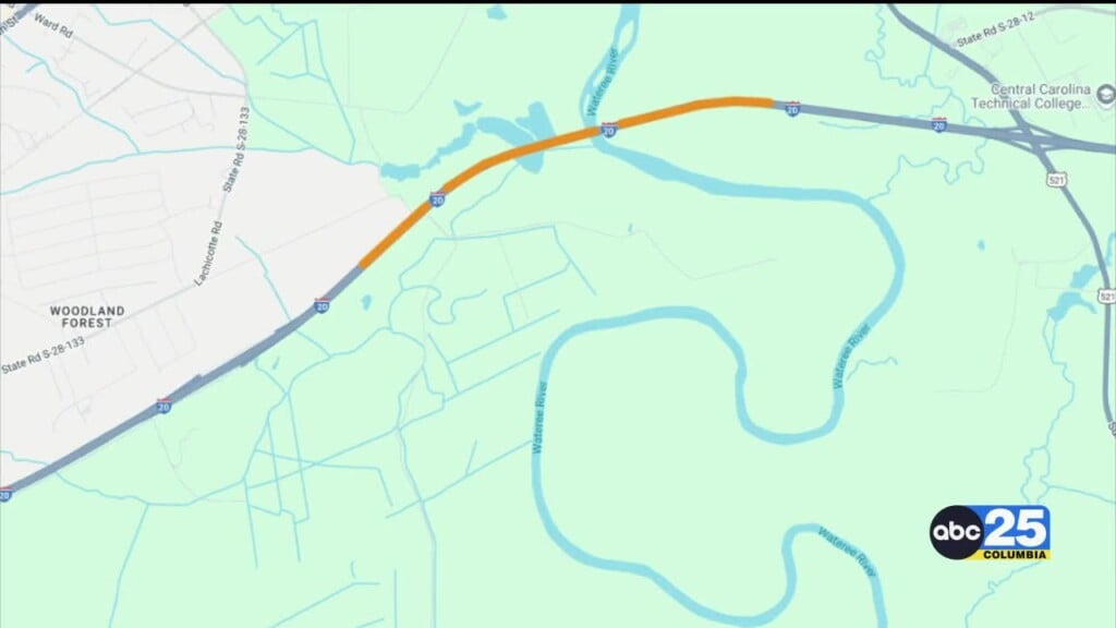 Scdot: Traffic Shift From The Existing I 20 Westbound Bridge To The Newly Constructed Bridge