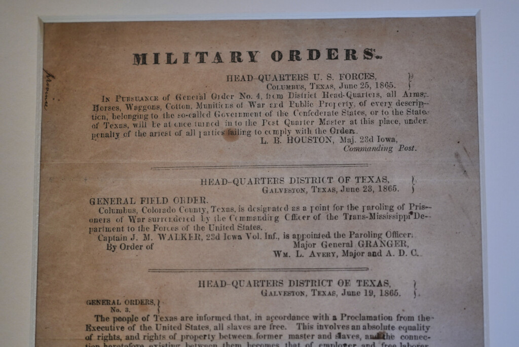 Juneteenth Historical Document