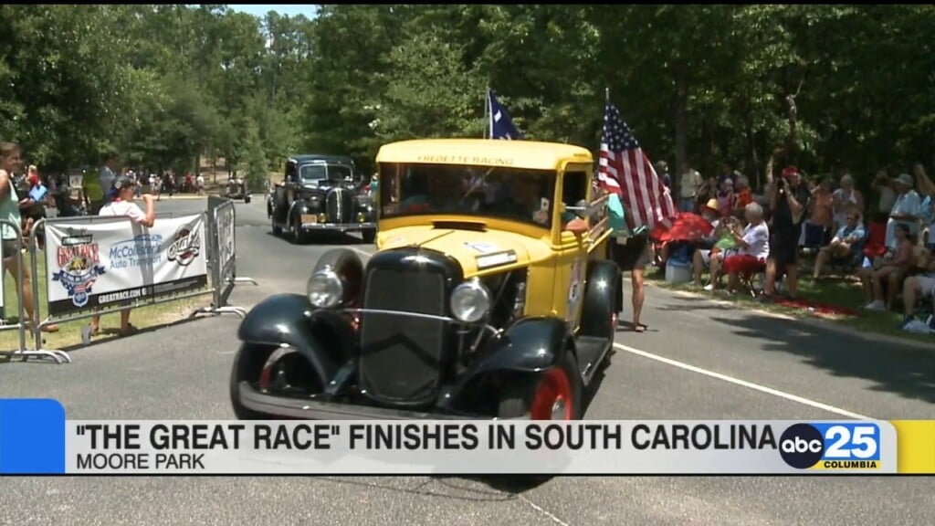 Over 2,300 Miles "the Great Race" Of Vintage Cars Finishes In Irmo