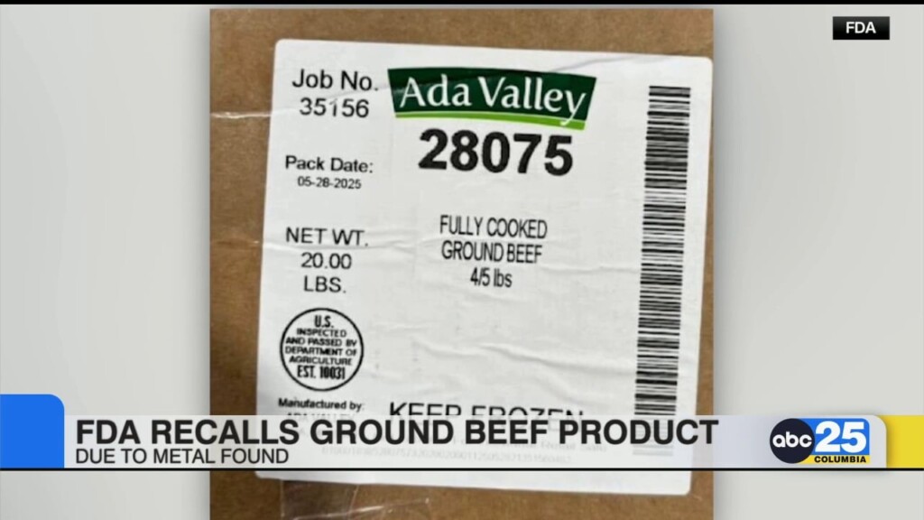 Fda Recalls Ground Beef Product
