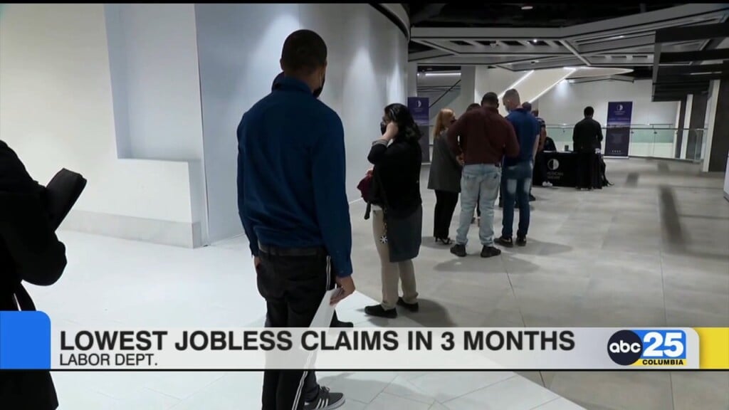Lowest Jobless Claims In 3 Months