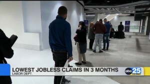 Lowest Jobless Claims In 3 Months