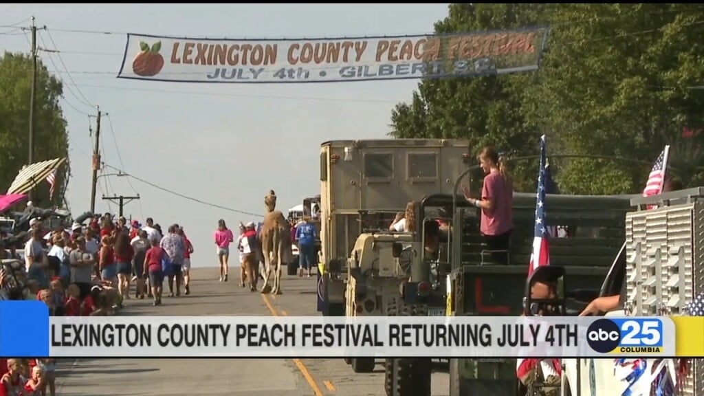 Lexington County Peach Festival To Return On The 4th Of July