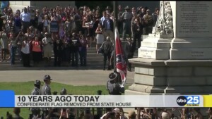 Confederate Flag Removed From Sc State House 10 Years Ago