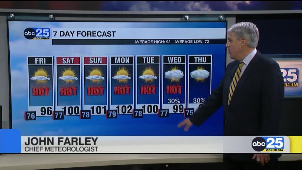 7 Day Forecast July 24, 2025