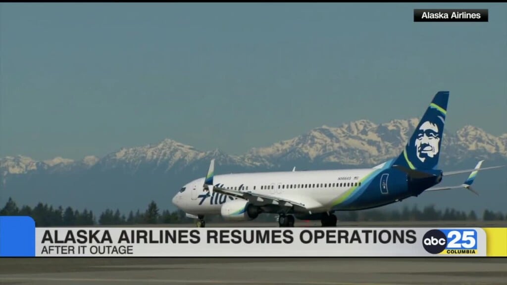 Alaska Airlines Resumes Operations After It Outage