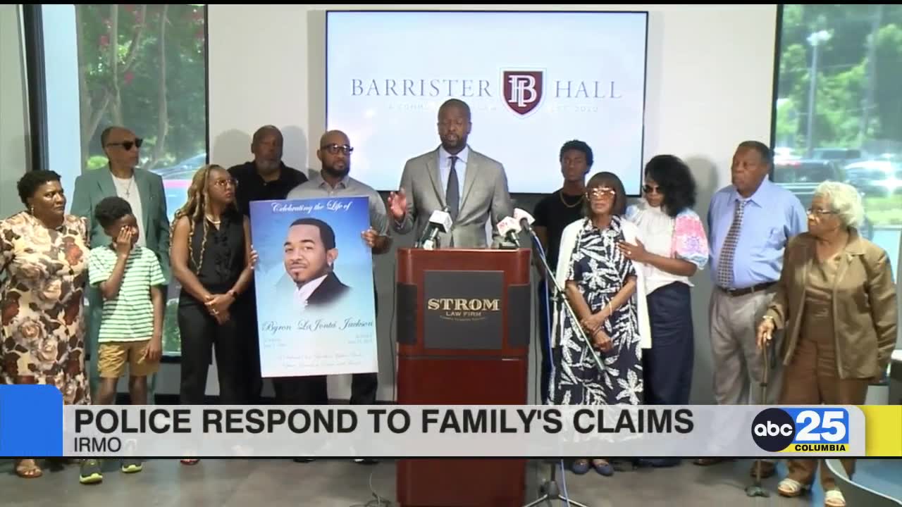 Irmo Police respond to claims by family of man who died in custody last ...