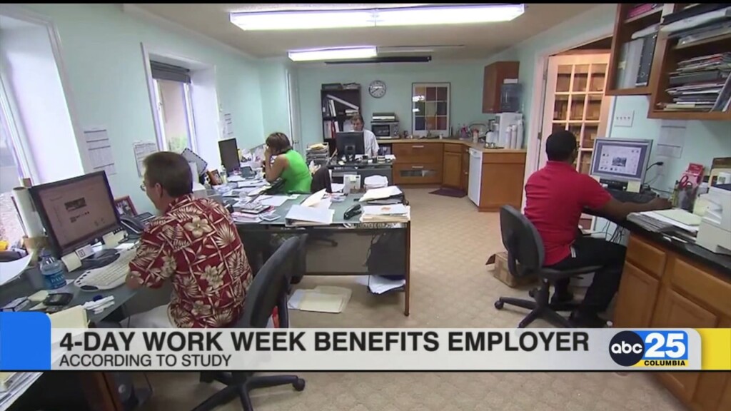 Study: 4 Day Work Week Benefits Employers