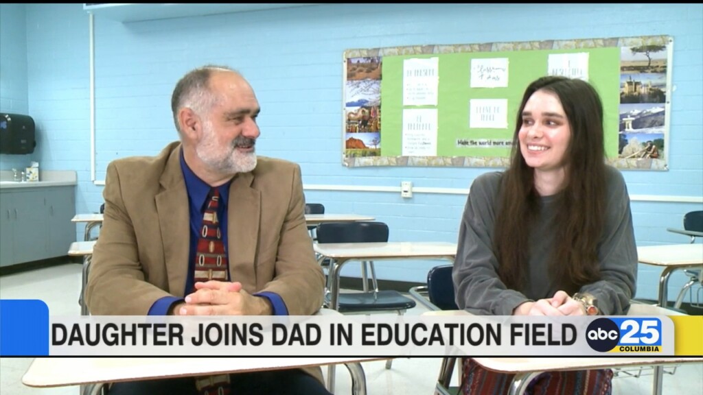 Daughter Joins Dad In Education Field As New Teacher At A.c. Flora High