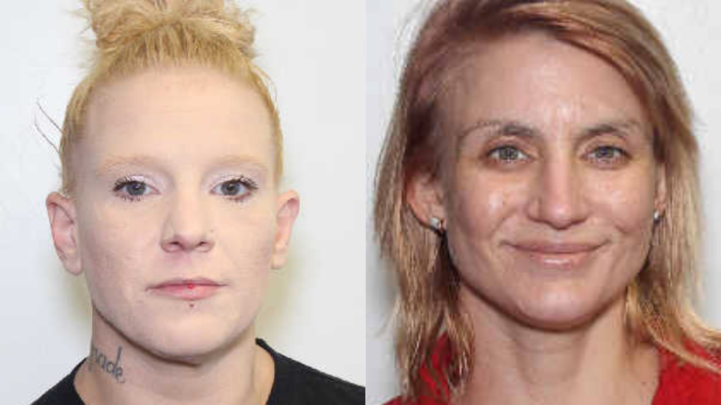 Kristen Grissom (right) and Christine McAbee (left