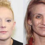 Kristen Grissom (right) and Christine McAbee (left