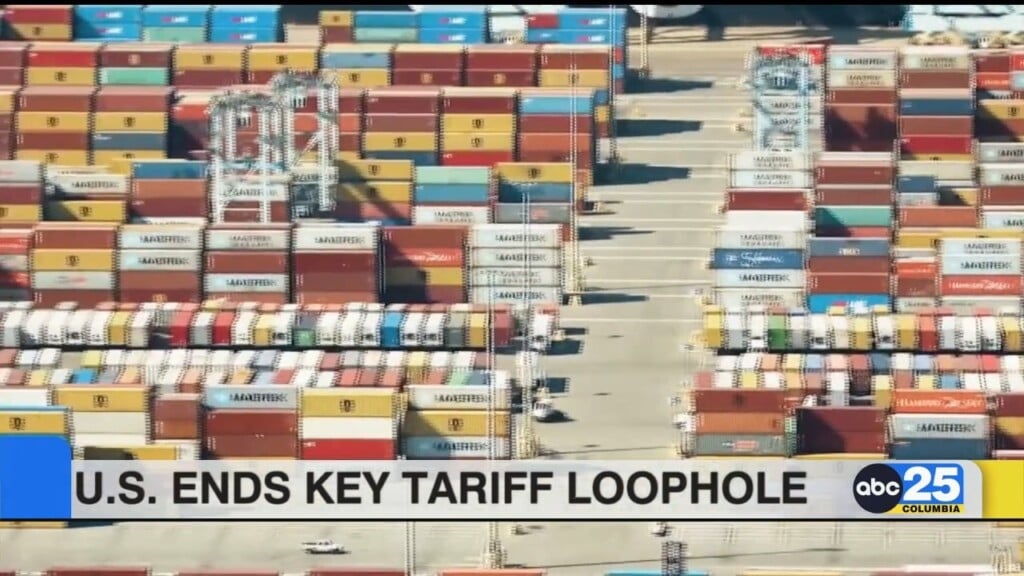 U.s. Ends Key Tariff Loophole