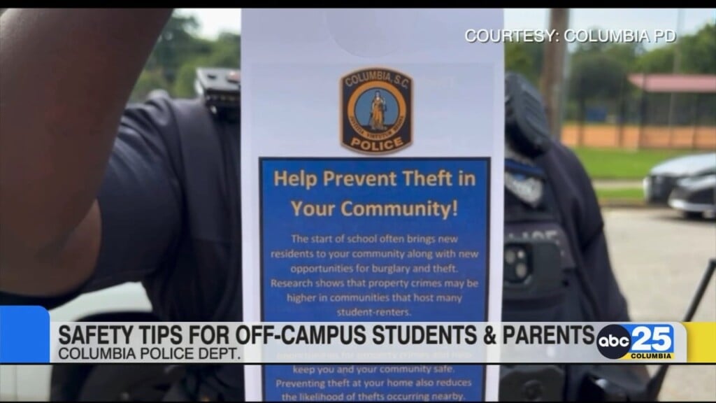 Officers Offer Safety Tips For Off Campus Students, Parents