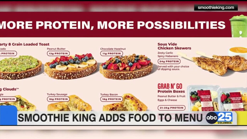 Smoothie King Adds Food To Menu