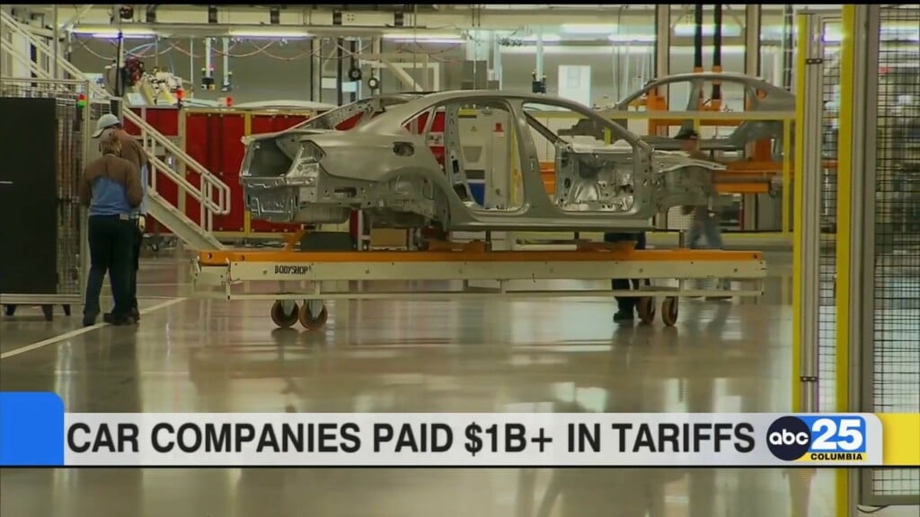 Car Companies Paid $1b+ In Tariffs