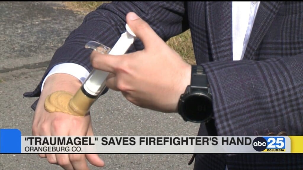 Newly Approved Plant Based Gel Saves Firefighter's Severed Hand After Accident