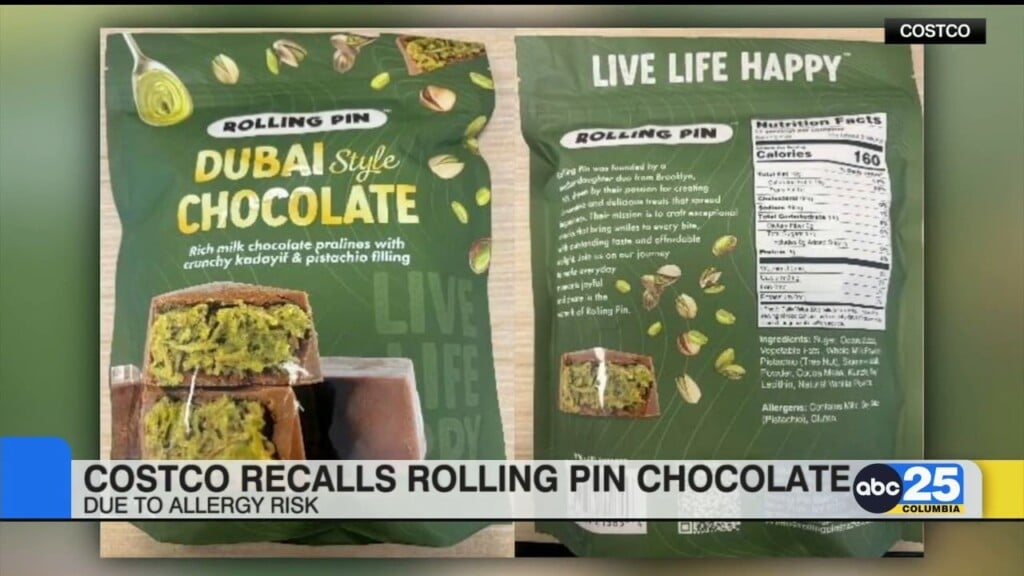 Costco Recalls Rolling Pin Chocolate