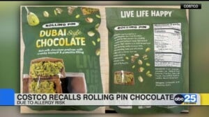 Costco Recalls Rolling Pin Chocolate