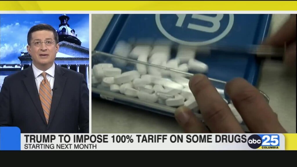 Preseident Trump To Impose 100% Tariff On Some Drugs Starting Next Month