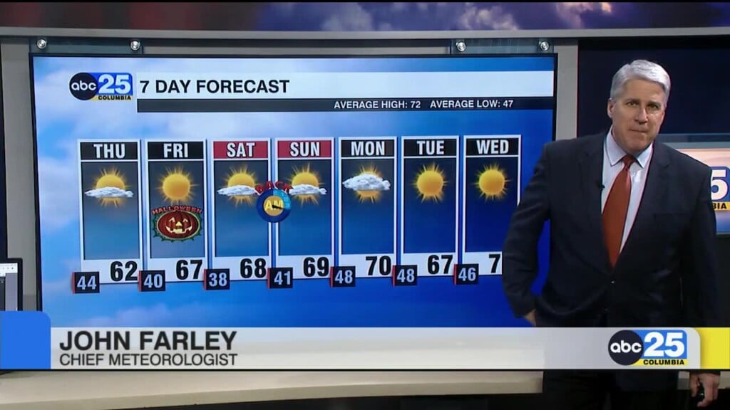 7 Day Forecast Oct. 29, 2025