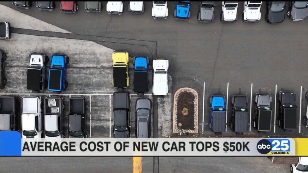 Average Cost Of New Car Tops $50k