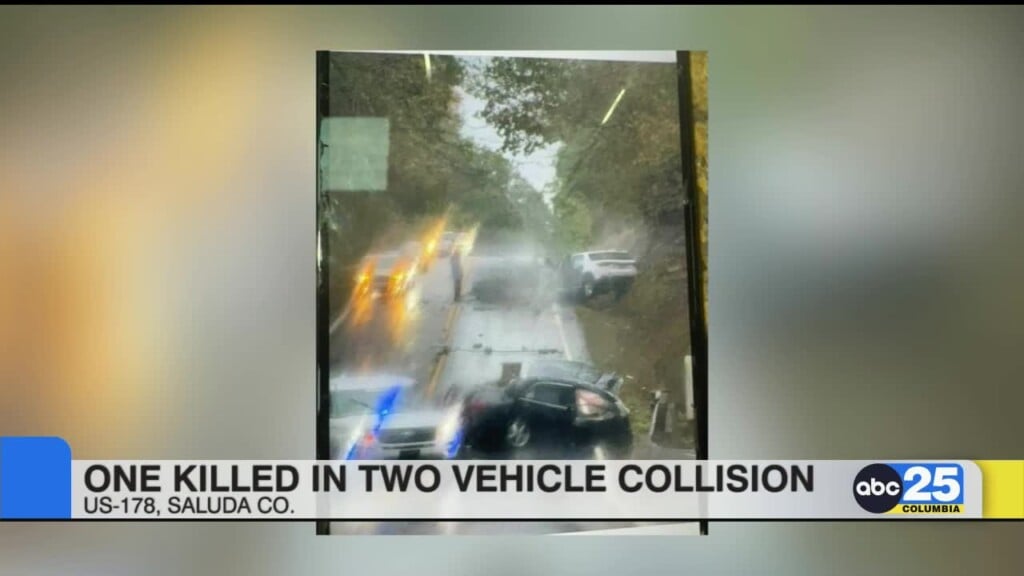 One Killed In Saluda County Two Vehicle Collision