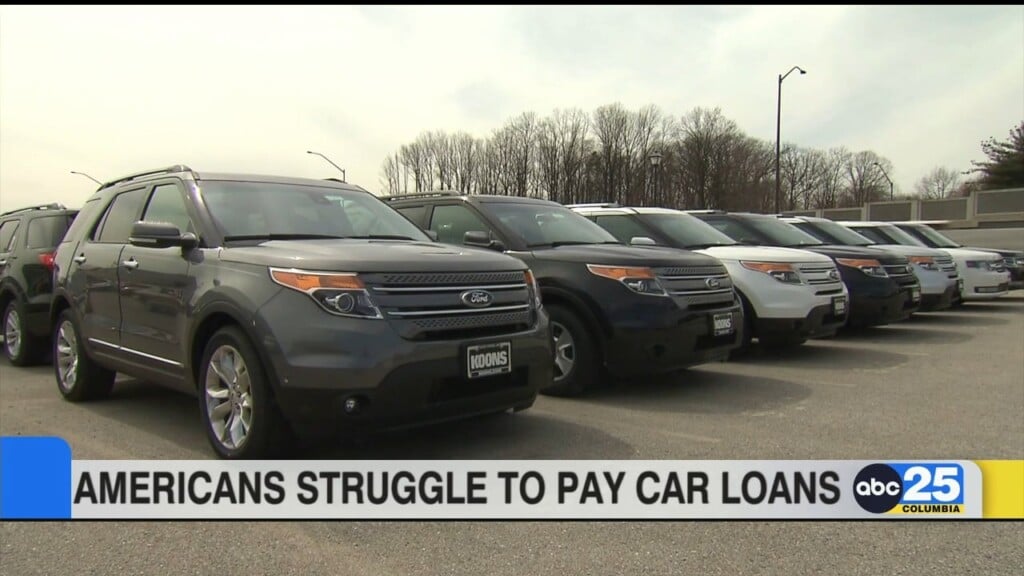 Americans Struggle To Pay Car Loans