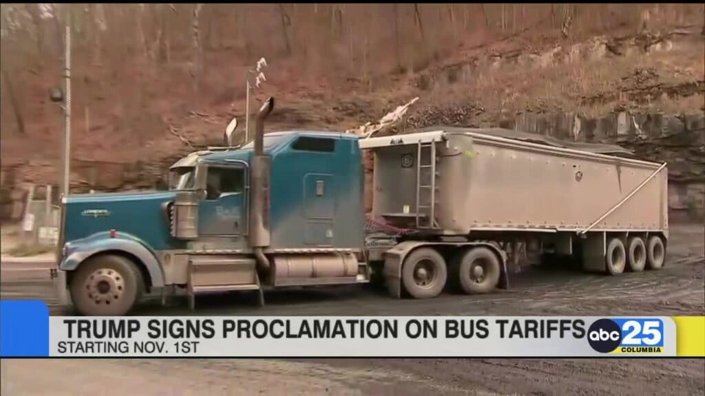 President Trump Signs Proclamation On Bus Tariffs