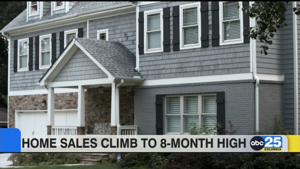 Home Sales Climb To 8 Month High