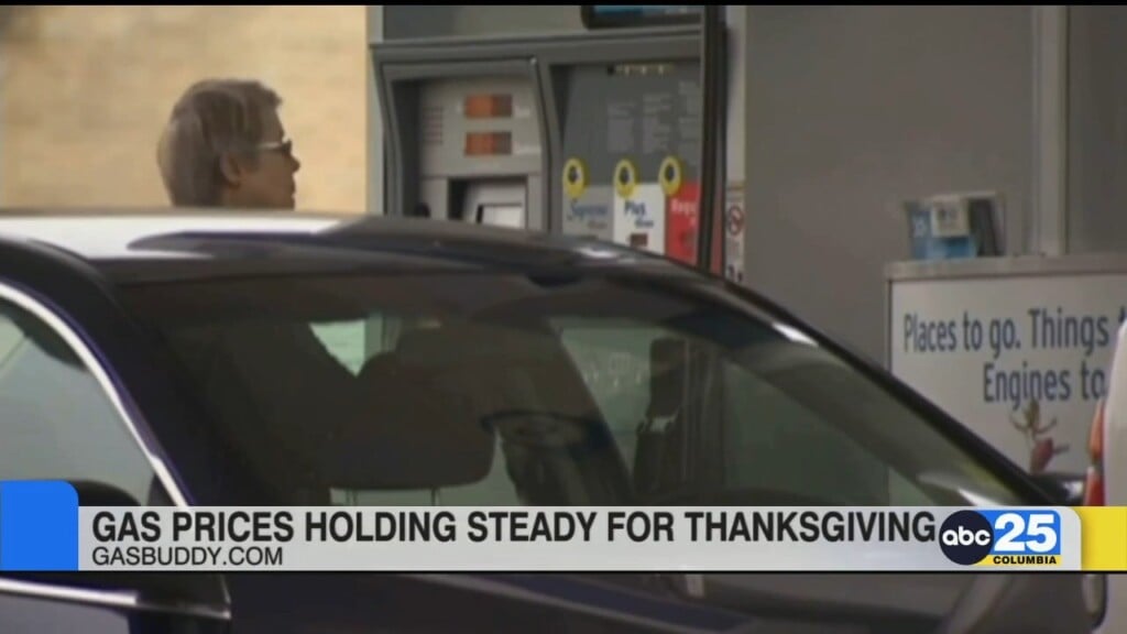 Gas Prices Hold Steady As Holiday Travel Season Begins